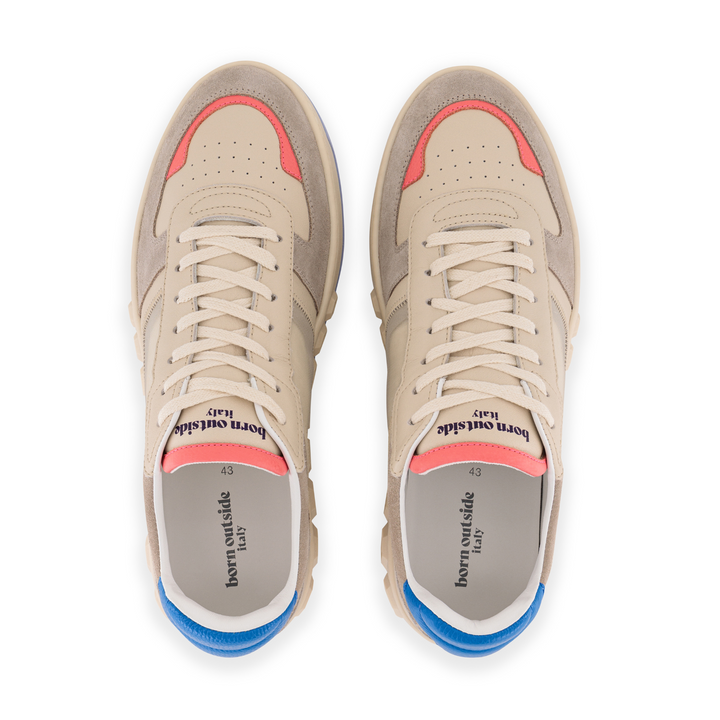 BORN OUTSIDE ITALY SNEAKER 001 - HORIZON BLUE&PINK - THE COLLECTORS EDITION SNEAKERS (100 PIECES)