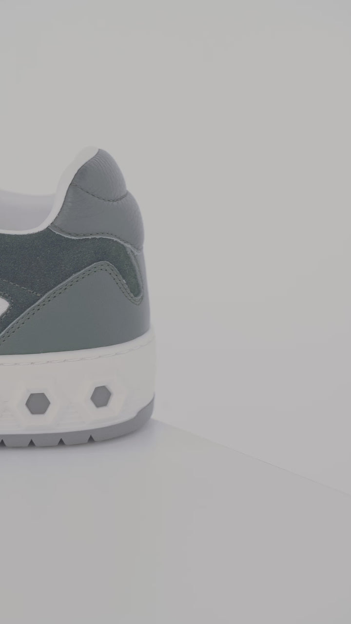 Sneaker 001 - Bianco & Aurora Verde | Le sneakers di lusso più comode